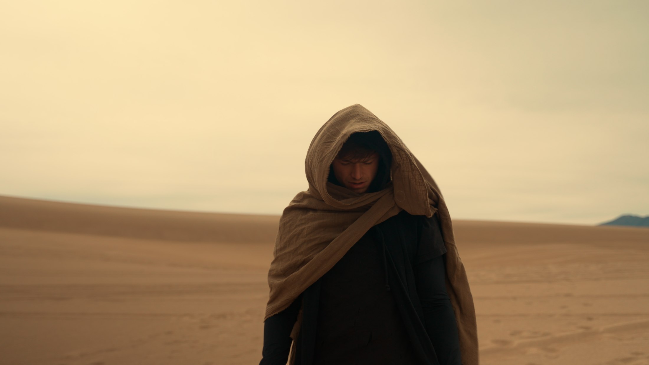Cinematic character portrait in the desert